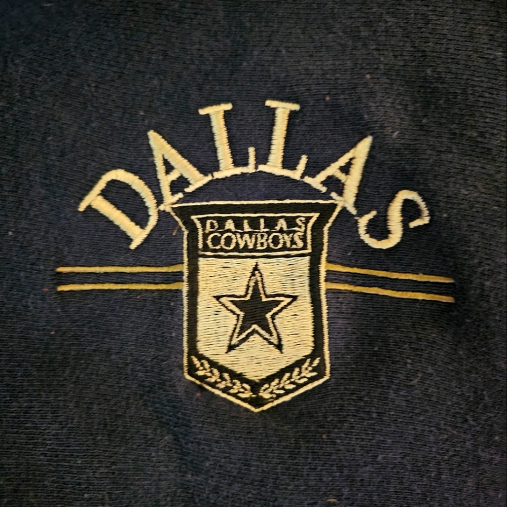 π£ Vintage 90s NFL Dallas π€© Cowboys βThe Game Pull-Over Hoodie Sweatshirt XL - Picture 3 of 6